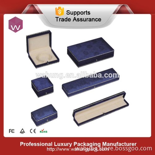 luxury customize velvet jewelry set gift box wholesale